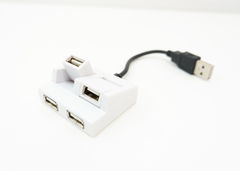 USB-хаб на 4 порта Белый — Ступеньки