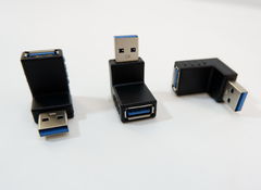 Угловой адаптер UP 90 градусов USB3.0 на USB3.0  - Pic n 286486