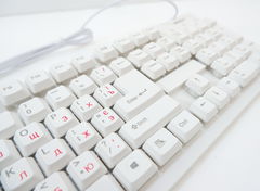 Влагоустойчивая USB Клавиатура Sven Standart 301 белая