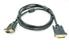 Кабель Atcom VGA — DVI-I Dual link АТ6143, 1.8 м, черный