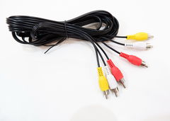 Аудио-видео кабель 3RCA-M на 3RCA-M длинна 3 метра