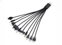 Зарядный кабель 10 в 1 для цифровых мобильных устройств, универсальный, KS-is