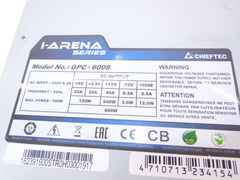 Блок питания ATX 600W Chieftec iArena GPC-600S - Pic n 272478