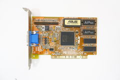 PCI Видеокарта ASUS pci-v264vt ATI Mach64 VT2 2Mb - Pic n 291030