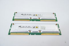 Модуль памяти RIMM 128mb Samsung, pc800-40 Non-ECC RDRAM для ПК sokcet 423, пара 2 шт.