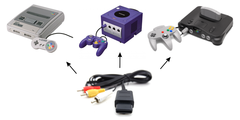 Кабель аудио-видео для SNES, GameCube, Nintendo 64