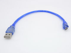 Кабель USB2.0 type A на microUSB 25см