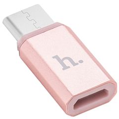 Адаптер Type-C to Micro USB Rose Gold — золотой