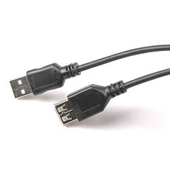 Удлинитель USB 2.0 Am-Af black 15cm - Pic n 294845