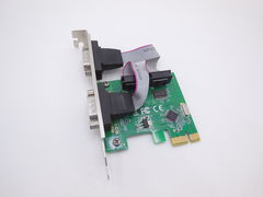 Контроллер PCI-Express Orient DW-CH382L COM контроллер 2xCOM, чип CH382L