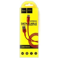 Кабель USB Type-C 2А Red, черный 1 метр - Pic n 295248
