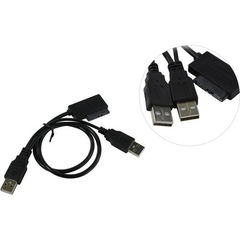 Адаптер USB для оптических приводов ноутбука с интерфейсом SATA и разъемом Slimline SATA 15pin