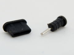 Пылезащитная Заглушка портов USB Type-C и разъёма аудио 3.5мм