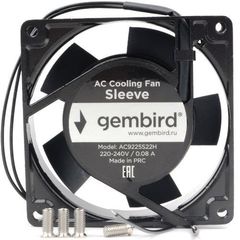 Вентилятор 92x92x25 Gembird AC9225S22H 220V  - Pic n 295767