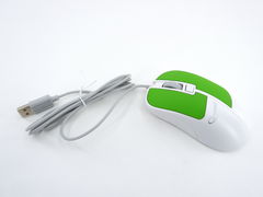 Мышь Gembird MOP-410-G бесшумный клик, зеленая