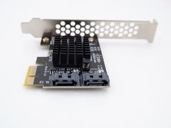 Контроллер PCI-E SATA 6Gb 2port Marvell 88SE9125 - Pic n 297361