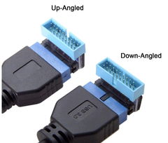 Угловой адаптер USB вниз под углом U3-053-DN - Pic n 297583