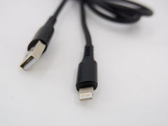 Кабель USB — Lightning 2.4А, 1 метр, черный - Pic n 297788