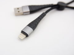 Кабель USB Am — Lightning 5A Black 0.25 метра - Pic n 297789
