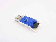 Картридер Human Friends Impulse Blue microSD T-fla - Pic n 297805