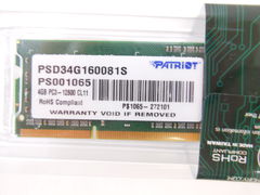 Модуль памяти SO-DIMM DDR3 4Gb Patriot - Pic n 298004