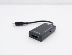Кабель адаптер MHL microUSB BM — HDMI (F)  - Pic n 42866