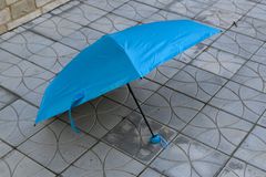 Мини зонт в капсуле Голубой вес 200гр - Pic n 301094