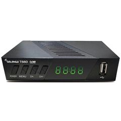 Ресивер DVB-T2 и DVB-C H.265 Selenga T68D черный