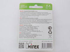 Аккумулятор АА Mirex HR6 1400мА-ч Ni-Mh 2шт - Pic n 301392
