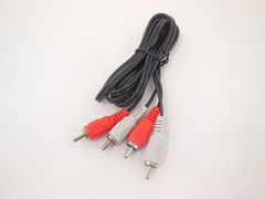 Композитный аудио кабель 2xRCA — 2xRCA в ассортименте до 2 метров