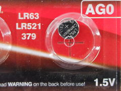Батарейка G0 379A-LR521 1.55V, 5.8x2.1mm 1шт. - Pic n 301455