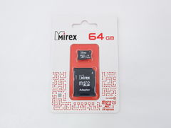 Карта памяти микро SDXC 64Gb класс 10, Mirex - Pic n 277091