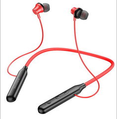 Bluetooth Наушники внутриканальные Borofone BE56, Powerful sports, 0.84 м, цвет: красный
