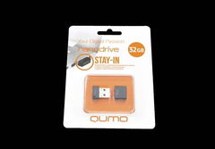 Флешка Qumo nanoDrive 32 ГБ, черный - Pic n 307404