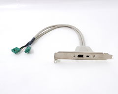 Планка портов FireWire IEEE 1394 6pin+4pin 2 порта, коннекторы с ключом на заднюю панель корпуса ПК