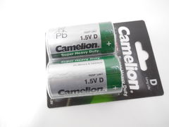 Батарейка 1.5В Camelion R20 BL-2, 1671 2шт - Pic n 307980