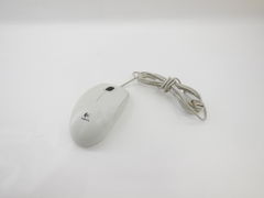 Мышь проводная Logitech B110 Optical Mouse белая
