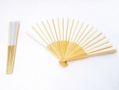 Веер ручной складной бамбуковый / В Японском стиле / высота 21см. - Pic n 308332