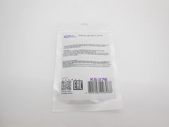 Кабель, переходник USB type C -&gt; миниджек 3.5 мм (AUX) KS-376 черный - Pic n 308353