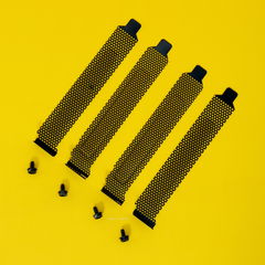 Универсальная Заглушка портов ПК 1U + Заглушки для слота расширения с болтами. Подходит для любых корпусов ПК. В комплекте 10 предметов - Pic n 308477