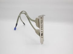 Планка портов на заднюю часть корпуса 2x USB 2.0 + FireWire 1394 (6pin) - Pic n 309138