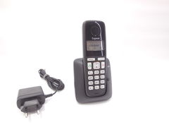 Радиотелефон Gigaset A220 Black. Поддержка стандартов DECT/GAP, громкая связь монохромный дисплей на трубке. Радиус действия — До 50 метров в помещени