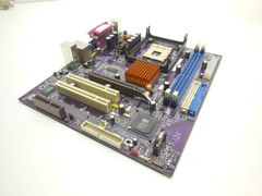 Материнская плата Socket 478 ECS 651C-M Rev. 1.0A (15-H14-011015) Без рамки задних портов! - Pic n 309853