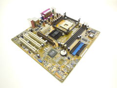 Материнская плата Socket 478 ASUS P4S800-MX Рамка задних портов в комплекте - Pic n 309856