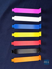 7шт. Цветная Заглушка задняя для PCI слотов ПК пластиковая. Планка в компьютерный в корпус ATX 120x20x13мм, винты в комплекте. - Pic n 310997