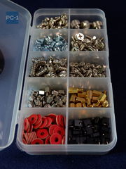 445шт. Набор крепежа для ремонта Компьютеров. Только те которые нужны! Винты, болты, саморезы для сборки комплектующих в корпус ПК. Не ржавеют - Pic n 310998