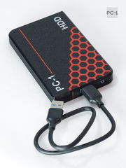 USB + Type-C Внешний жесткий диск 1TB НDD 2.5 дюйма. Воткнул в Ноутбук или ПК и т.д. работает! Ударопрочный корпус. Срок службы 10 лет. - Pic n 311029