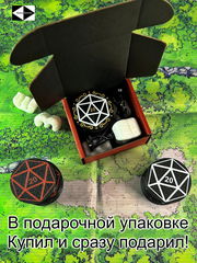 7шт. «DnD D20 Premium» Подземелья и драконы Жетоны вдохновения. Токены К20, Фишки атрибуты мастера ДнД. - Pic n 310777