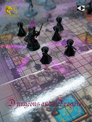 DnD Поле игровое НРИ 60x84см сетка 25х25мм «Мистический дом на горе» для боевых сцен, самоклеящееся ламинированное - Pic n 311038