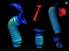 Писсуар автомобильный, складной портативный, многоразовый для мужчин 750 мл + Аварийный молоток в подарок!